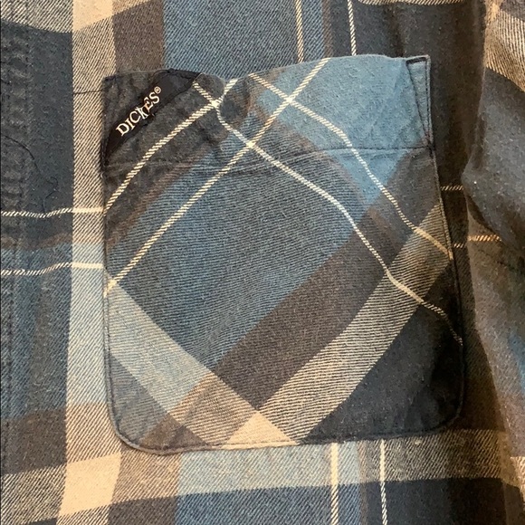 Blue Dickie’s Flannel - Picture 2 of 4